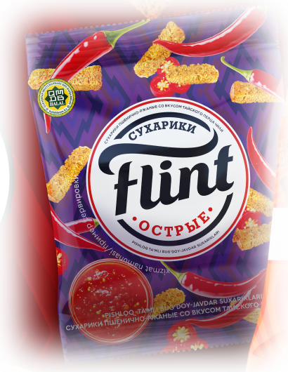 Flint «Острые» со вкусом тайского перца чили